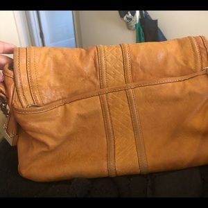 Authentic L.A.M.B distressed leather handbag!!